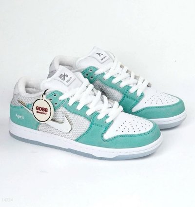 Nike Sb Dunk X April Skateboards Low Pro - Racer Blue Metallic Shoes