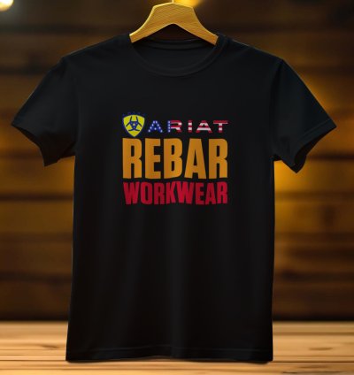 Ariat Rebar Workwear Logo Mens Tshirt Size Usa
