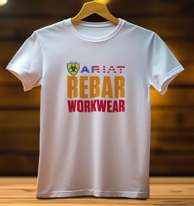 Ariat Rebar Workwear Logo Mens Tshirt Size Usa