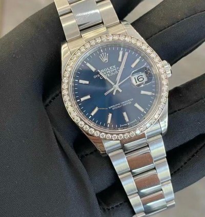 Rolex Datejust 36 Blue Index Oys