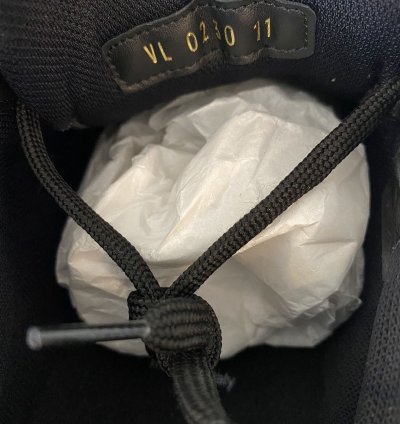 Louis Vuitton Lv Trainer Black Embossed Lv 11 Us 12