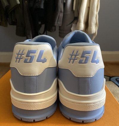 Louis Vuitton Lv Trainer Light Blue White Sneaker