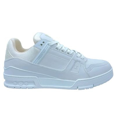 Louis Vuitton Lv Trainer Low White White