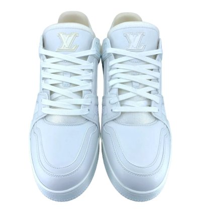 Louis Vuitton Lv Trainer Low White White