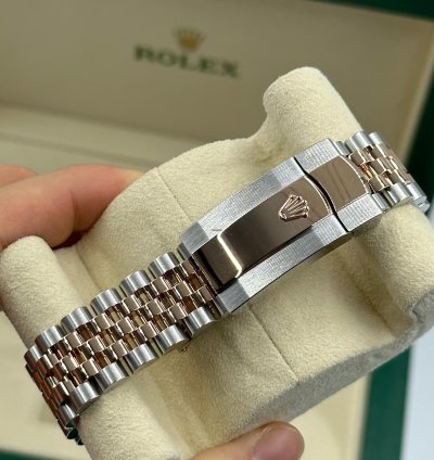 Rolex Datejust 36 Grey Motif Wave Fluted Jubilee Diamonds