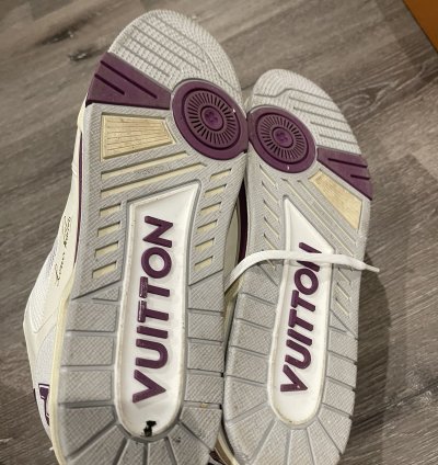 Louis Vuitton Lv Trainer Purple White