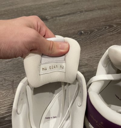 Louis Vuitton Lv Trainer Purple White