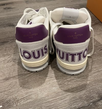 Louis Vuitton Lv Trainer Purple White