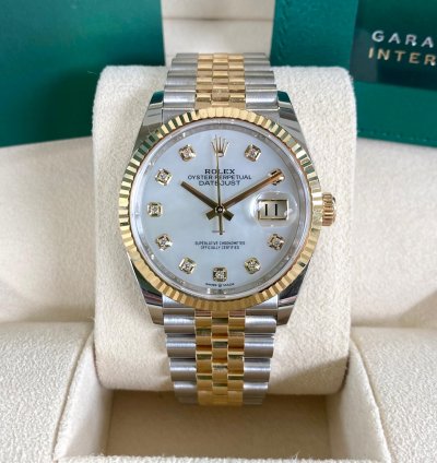 Rolex Datejust 36 Mother Of Pearl Diamond Dial Jubilee 2025