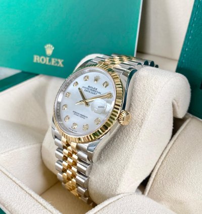 Rolex Datejust 36 Mother Of Pearl Diamond Dial Jubilee 2025