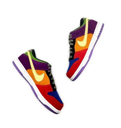 Nike Dunk Low Sp Viotech Crazy Rainbow Red Orange Purple