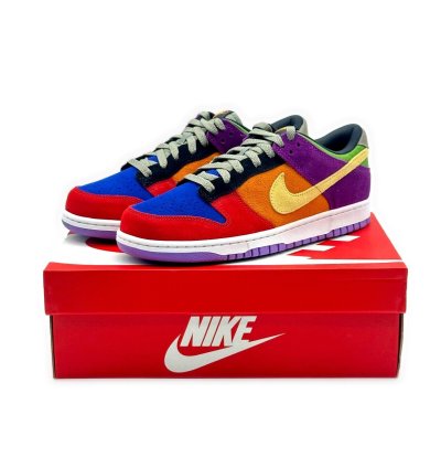 Nike Dunk Low Sp Viotech Crazy Rainbow Red Orange Purple