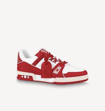 Louis Vuitton Lv Trainer Sneaker Product Red Lv 10 Us 11