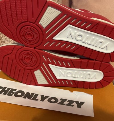 Louis Vuitton Lv Trainer Sneaker Product Red Lv 10 Us 11