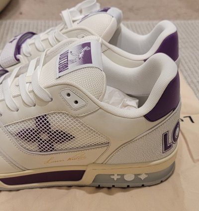 Louis Vuitton Lv Trainer Sneaker Purple