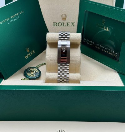 Rolex Datejust 36 New 2023 Blue Celebration Motif Diamond Dial Diamond Bezel Stainless Jubilee