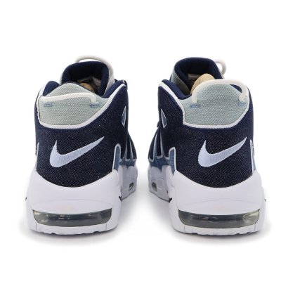 Nike Air More Uptempo 96 Denim White Obsidian Total Orange