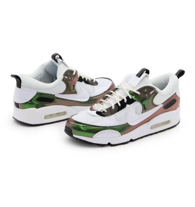 Nike Air Max 90 Futura Just Do It White Black Metallic