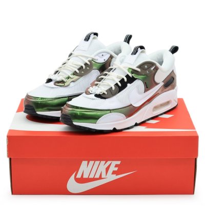 Nike Air Max 90 Futura Just Do It White Black Metallic
