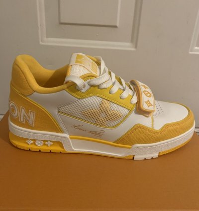 Louis Vuitton Lv Trainer Yellow