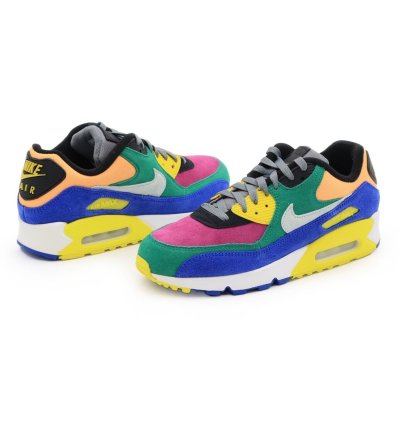 Nike Air Max 90 Viotech Lucid Green Game Royal Purple Yellow