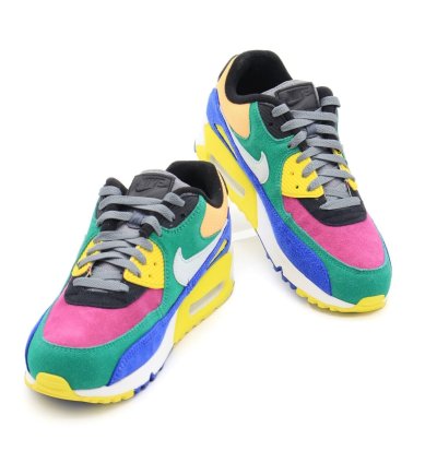 Nike Air Max 90 Viotech Lucid Green Game Royal Purple Yellow