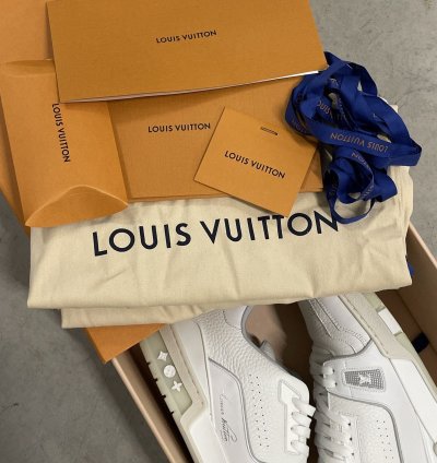 Louis Vuitton Lv Virgil Abloh White Sneakers