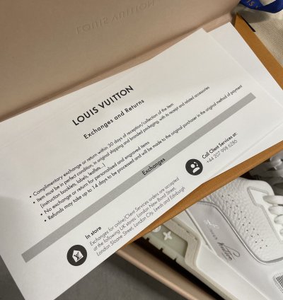 Louis Vuitton Lv Virgil Abloh White Sneakers