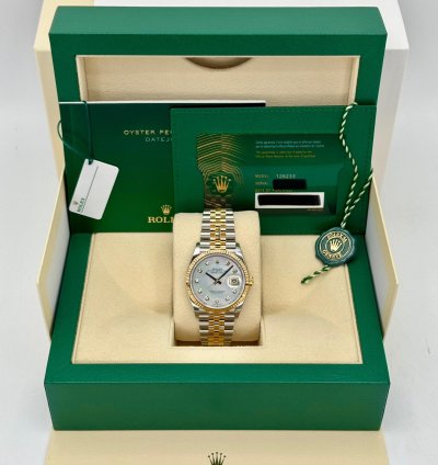 Rolex Datejust 36 New 2025 Datejust 36mm 126233 Mother Of Pearl Diamond Dial