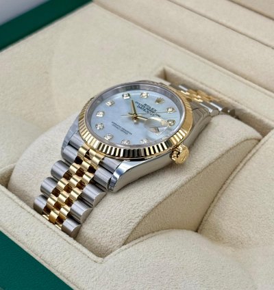 Rolex Datejust 36 New 2025 Datejust 36mm 126233 Mother Of Pearl Diamond Dial