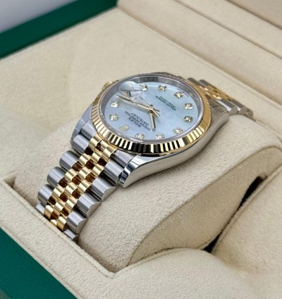 Rolex Datejust 36 New 2025 Datejust 36mm 126233 Mother Of Pearl Diamond Dial