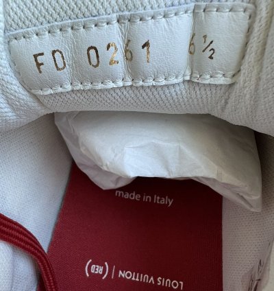 Louis Vuitton Lv Virgil Trainer Sneaker product Red