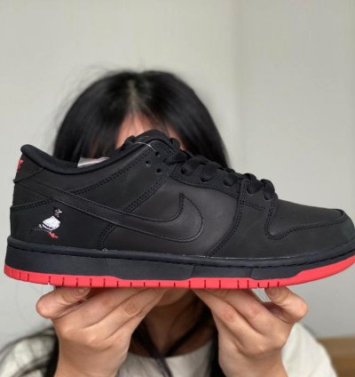 Nike Sb Dunk Pigeon Black