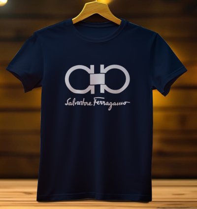 Salvatore Feragamo Logo Mens Tshirt Size Usa