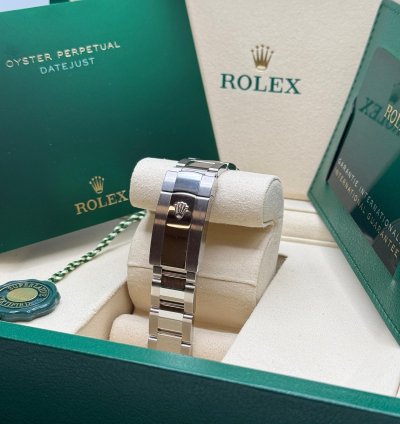 Rolex Datejust 36 New 2025 Silver Index Dial Stainless Steel Diamond Bezel Oyster Bracelet