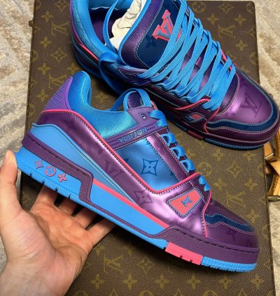 Louis Vuitton Metalic Purple Trainer