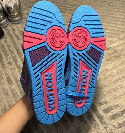 Louis Vuitton Metalic Purple Trainer