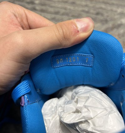 Louis Vuitton Metalic Purple Trainer