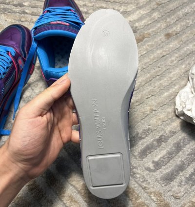 Louis Vuitton Metalic Purple Trainer
