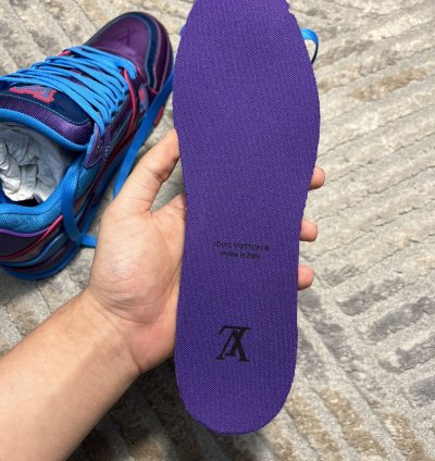 Louis Vuitton Metalic Purple Trainer