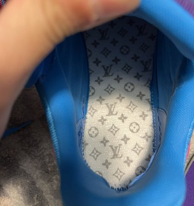 Louis Vuitton Metalic Purple Trainer
