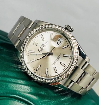 Rolex Datejust 36 Silver Index Oys