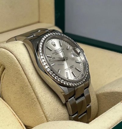 Rolex Datejust 36 Silver Index Oys