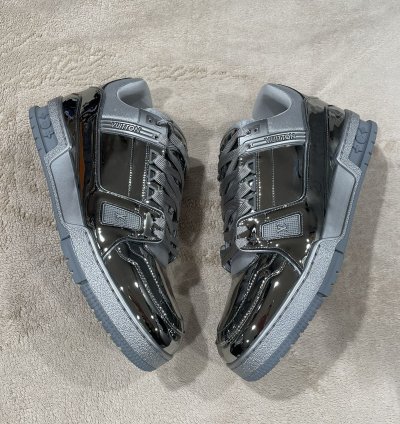 Louis Vuitton Mirror Silver Trainer Sneaker