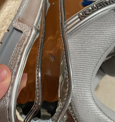 Louis Vuitton Mirror Silver Trainer Sneaker