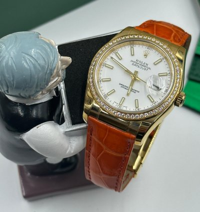 Rolex Datejust 36 White Leather