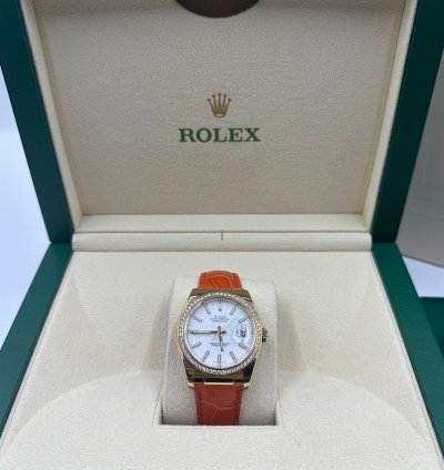 Rolex Datejust 36 White Leather