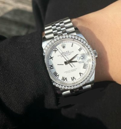 Rolex Datejust 36 White Roman Jub