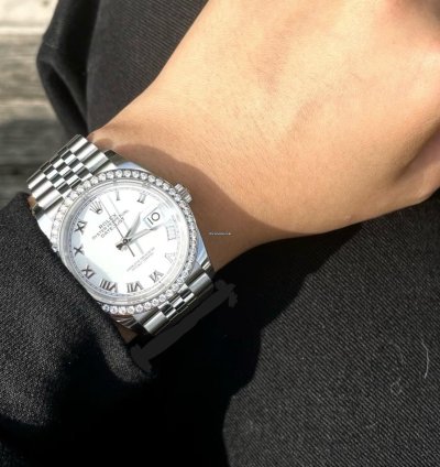Rolex Datejust 36 White Roman Jub