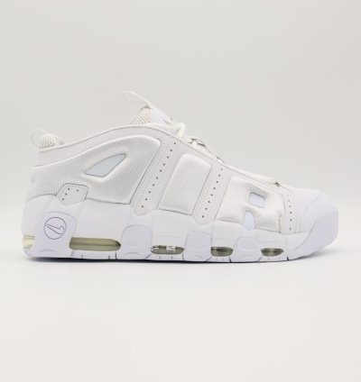 Nike Air More Uptempo Low Triple White